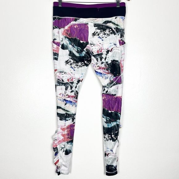 LULULEMON Speed Tight III Full Luxtreme Pigment Wave Regal Women's Legging Sz 10 - Picture 8 of 12